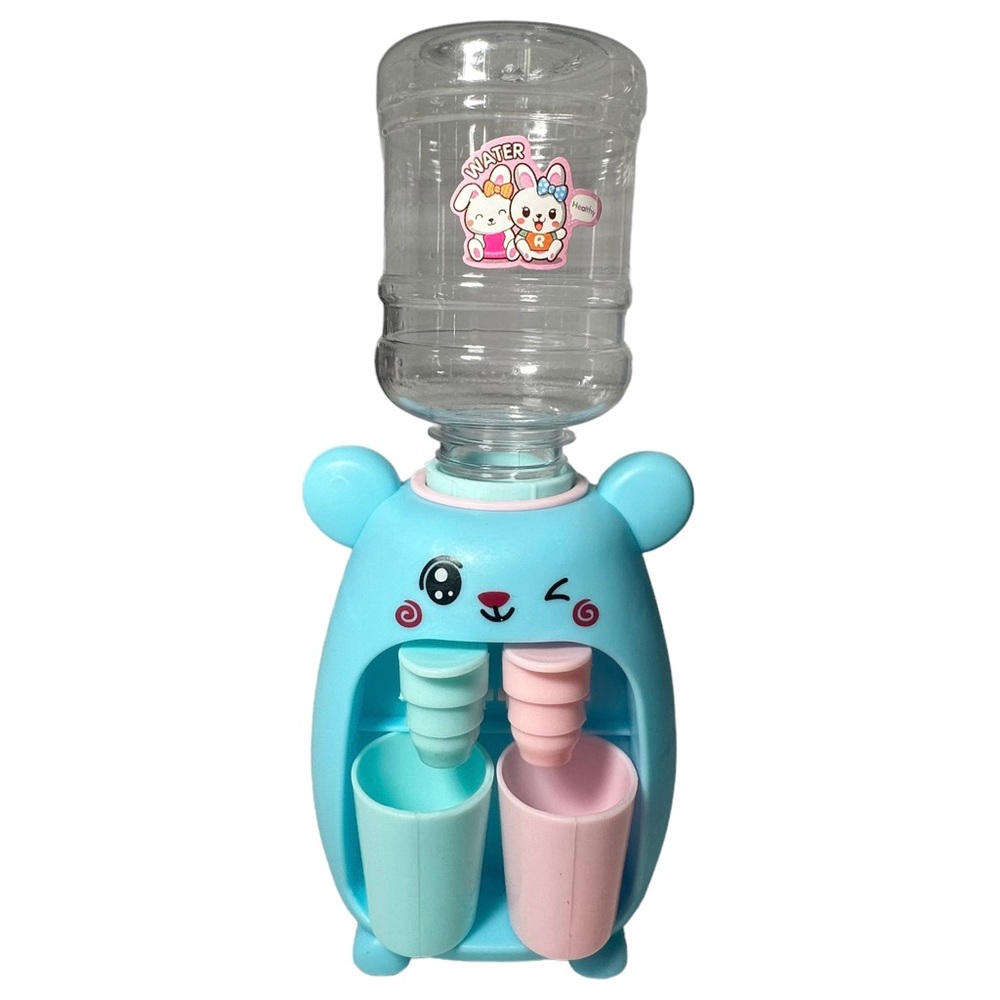 Mouthwash Water Dispenser Mini Blue Cartoon
